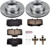 KOE1233 Autospecialty Front Replacement Brake Kit-Oe Brake Rotors & Ceramic Brake Pads