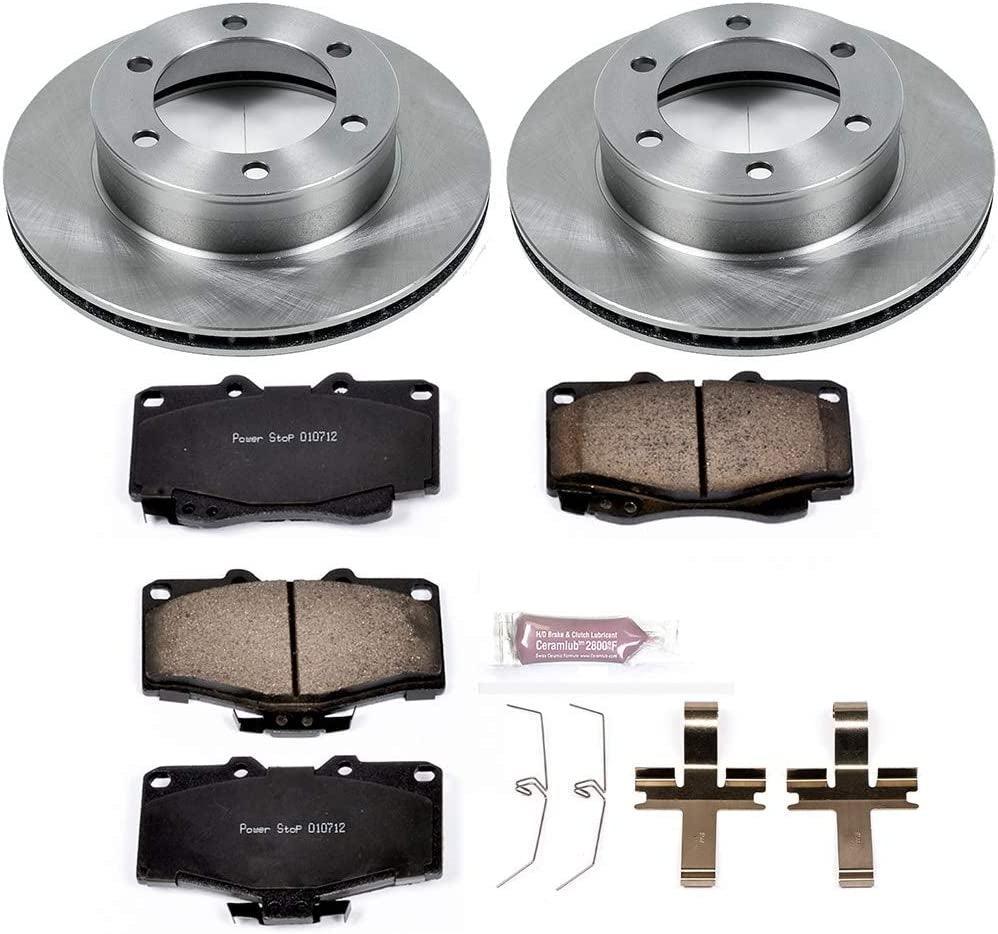KOE1233 Autospecialty Front Replacement Brake Kit-Oe Brake Rotors & Ceramic Brake Pads