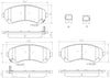 Front Disc Brake Pad Set for Rendezvous, Aztek, Venture+More (P10050N)