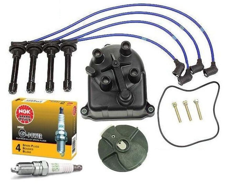 ACURA INTEGRA B18C1 NGK BLUE TUNE-UP KIT CAP ROTOR SPARK PLUGS WIRE SET