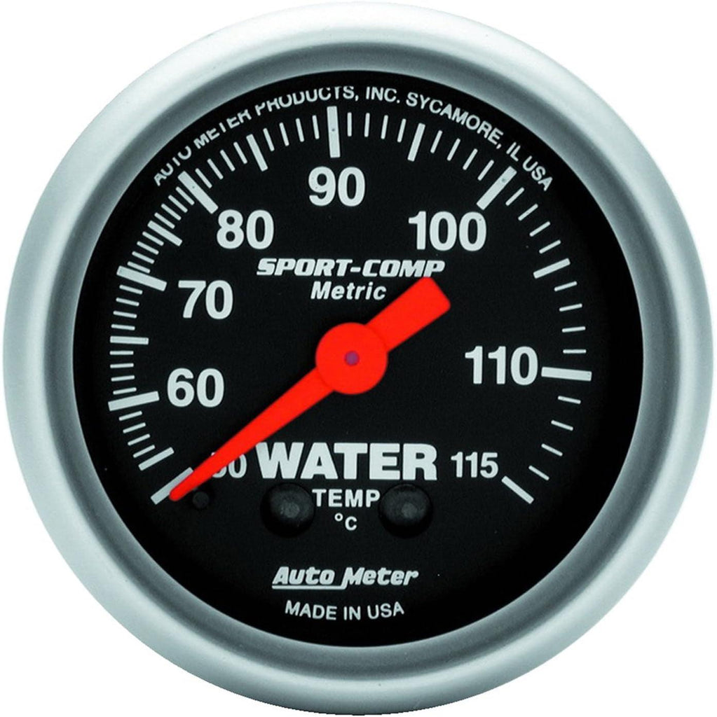 3332-M Sport-Comp Mechanical Metric Water Temperature Gauge
