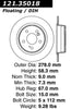 Centric Rear Disc Brake Rotor for Mercedes-Benz (121.35018)