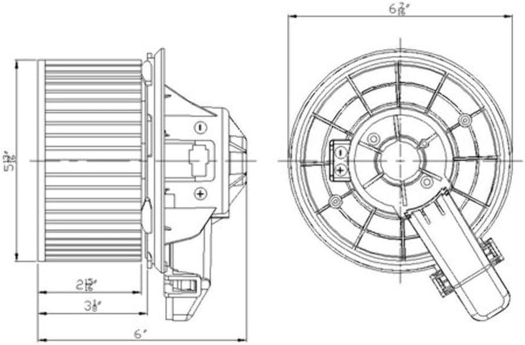 700223 Replacement Blower Assembly Compatible with Ford F-450 Super Duty