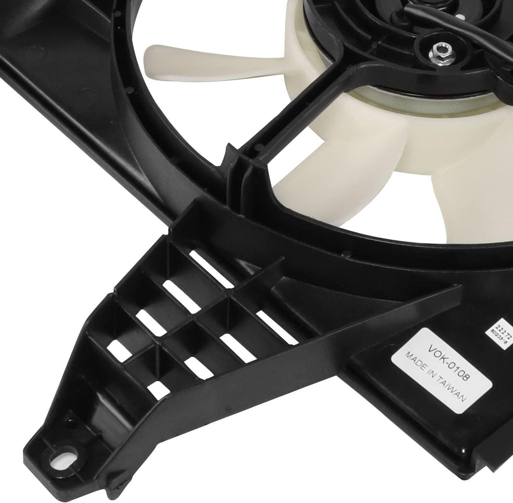 OEM-RF-0382 Factory Style Radiator Cooling Fan Assembly Compatible with 00-04 Volvo V40