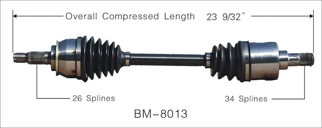 BM-8013 CV Axle Shaft
