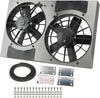 Performance 16831 Gray/Black High Output Dual Radiator Fan