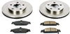 KOE1551 Autospecialty Front Replacement Brake Kit-Oe Brake Rotors & Ceramic Brake Pads