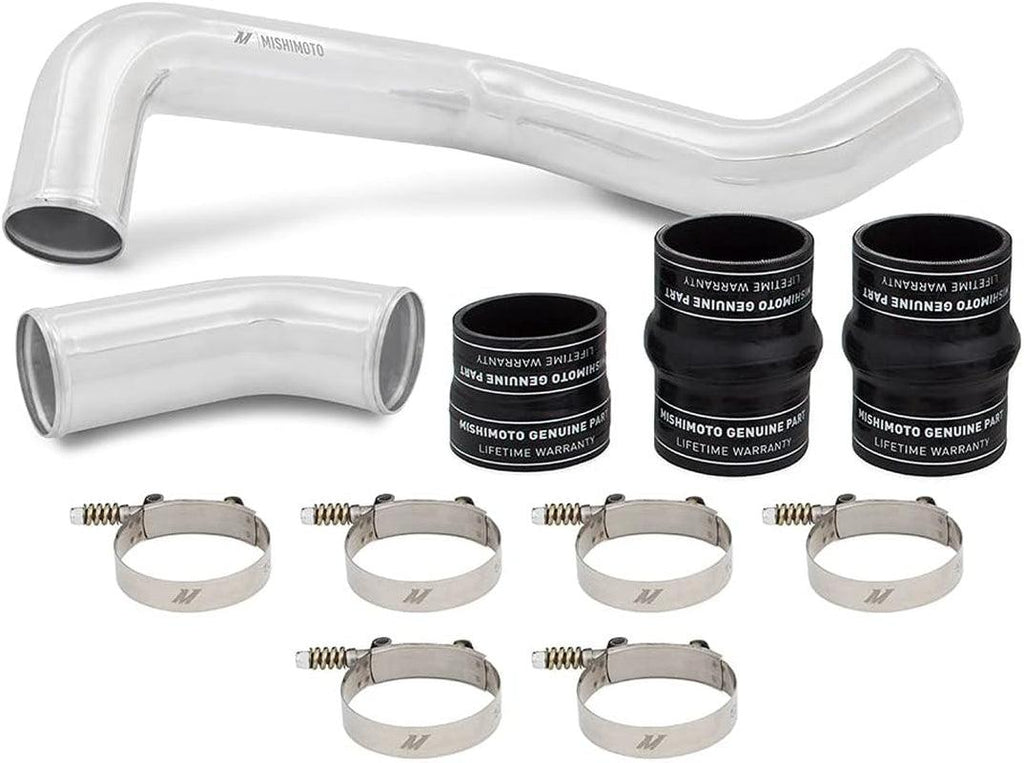 MMICP-DMAX-17HP Hot-Side Intercooler Pipe and Boot Kit, Compatible with Chevrolet/Gmc 6.6L Duramax (L5P) 2017-2019, Polished