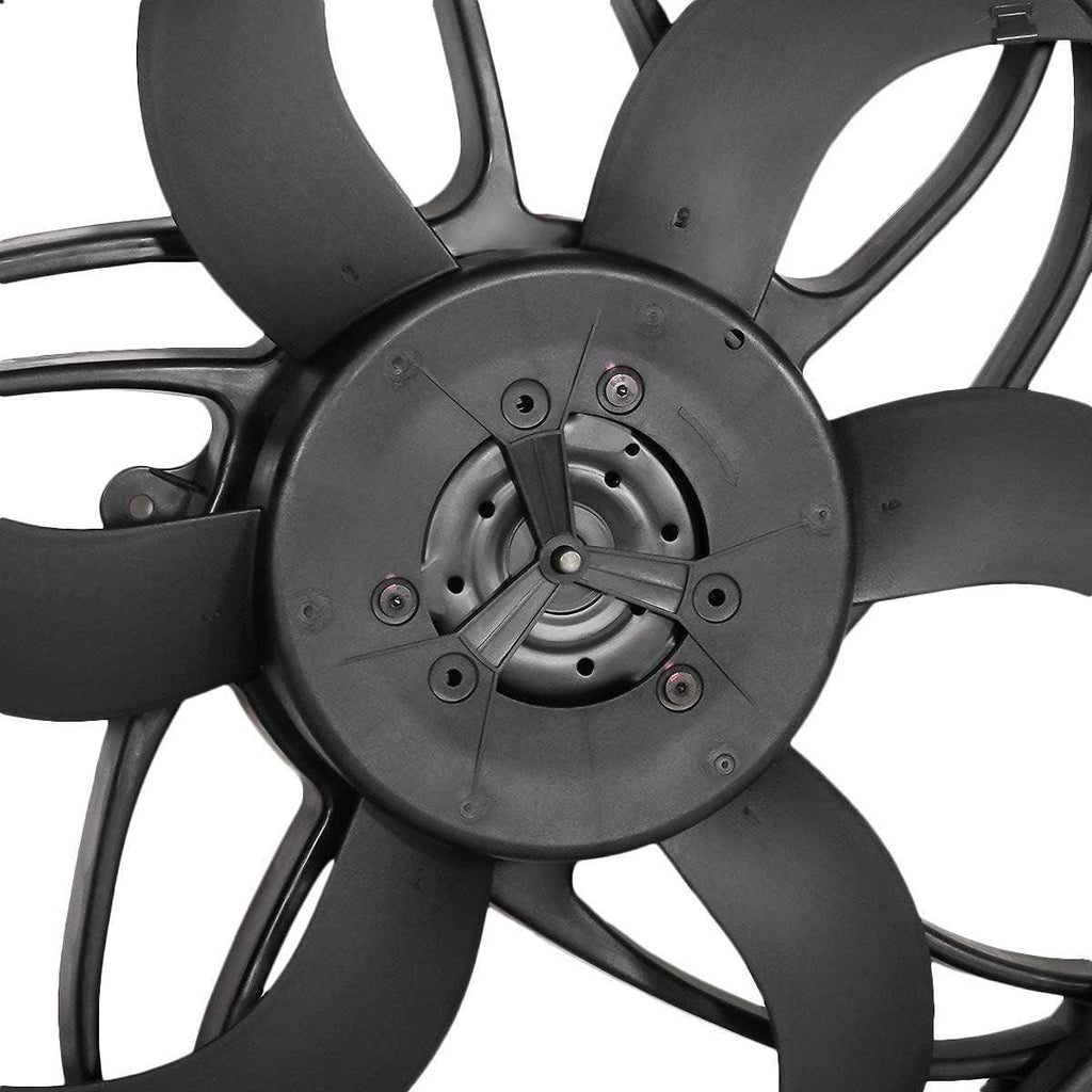 OEM-RF-0056 Factory Style Radiator Cooling Fan Assembly Cooling Efficiency Improved Direct Replacement [Compatible with 04-10 BMW X3 3. 0L ]