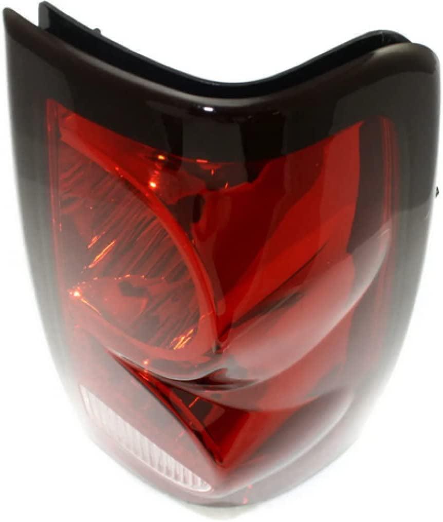 for Chevy Silverado Tail Light Unit 2004 05 06 2007 Fleetside / 1500/2500 Series (3500 Single R/Wheel) Dark Trim Passenger Side for GM2801174 | 19169005