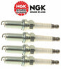 Set of 4 Laser Iridium Resistor Spark Plugs ILKAR7L NGK 94124 for Mazda 3 6 CX-5