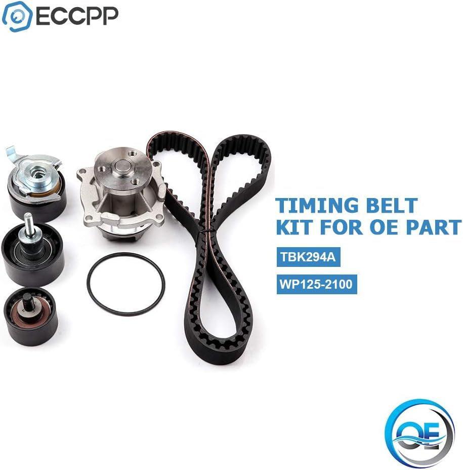 New Timing Belt Water Pump Kit Fit 1999-2004 for Ford Contour Escape Focus for Mazda Tributecougar Mystique 2.0L 16DOHC
