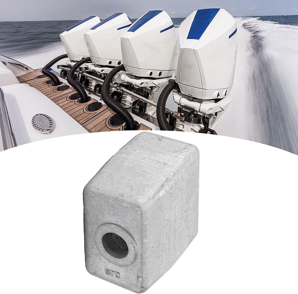 Antioxidant Zinc Alloy Anode Block Replacement for Johnson Evinrude Outboard Engine 60 to 300 HP for OMC Stringer/Cobra 1982-1993