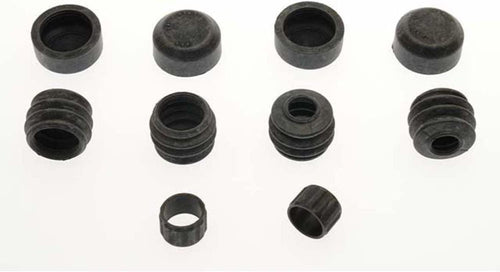 Professional 18K16212 Front Disc Brake Caliper Rubber Bushing Kit with Seals and Caps