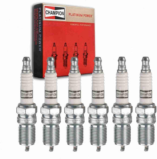 6 Pc Champion Platinum Spark Plugs Compatible with Pontiac Bonneville 3.8L V6 1988-2005