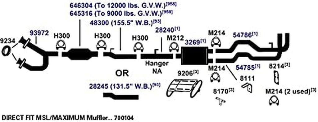 28245 Exhaust Pipe