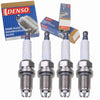 4 Pc DENSO Standard Spark Plugs Compatible with Toyota Camry 2.2L L4 1997-2001