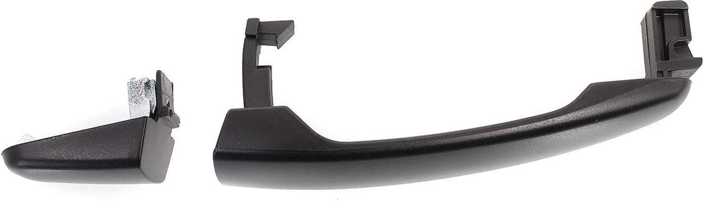 Front or Rear Exterior Door Handle Set of 2 Compatible with 2004-2008 Chevrolet Malibu, Fits 2005-2009 Chevrolet Equinox Textured Black Driver and Passenger Side