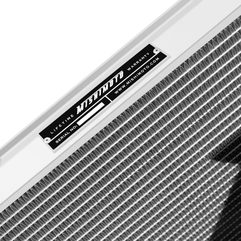 MMRAD-MUS-97BA Bracketed Aluminum Radiator Compatible with Ford Mustang Automatic 1997-2004 Silver