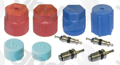 A/C System Valve Core and Cap Kit for ILX, MDX, Tacoma, RDX, Tl+More 1311575