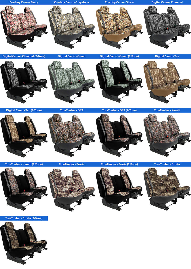 Camo Seat Covers for 2012-2013 Toyota Corolla