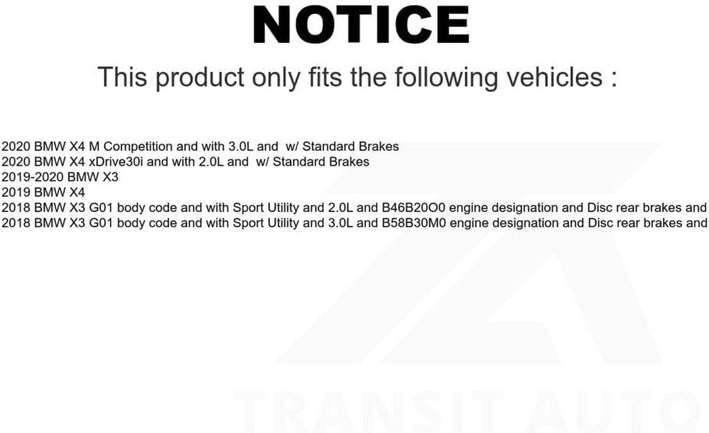 Mpulse Front Disc Brake Pads Wear Sensor SEN-2BWS0444 for BMW X3 X4