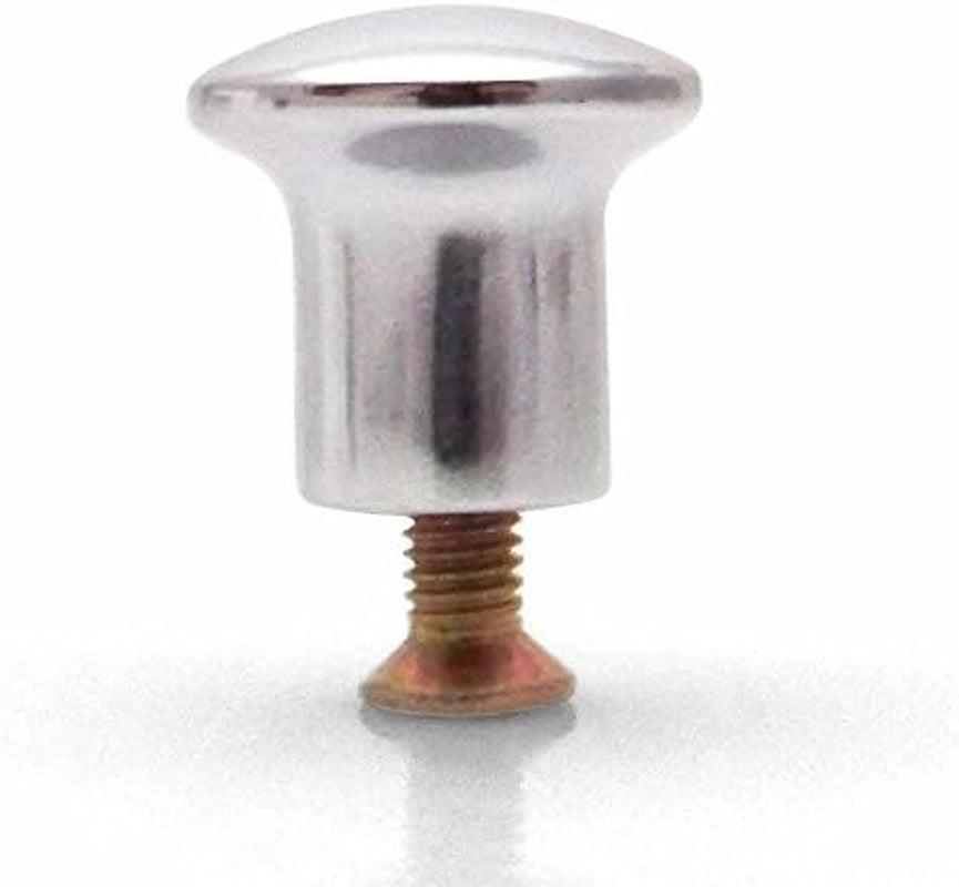 27363 Retro Machined Chrome Knob with Hardware