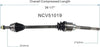 NCV51019 CV Axle Shaft Assembly for Select 2008-11 Mitsubishi Outlander - Front Right (Driver Side)
