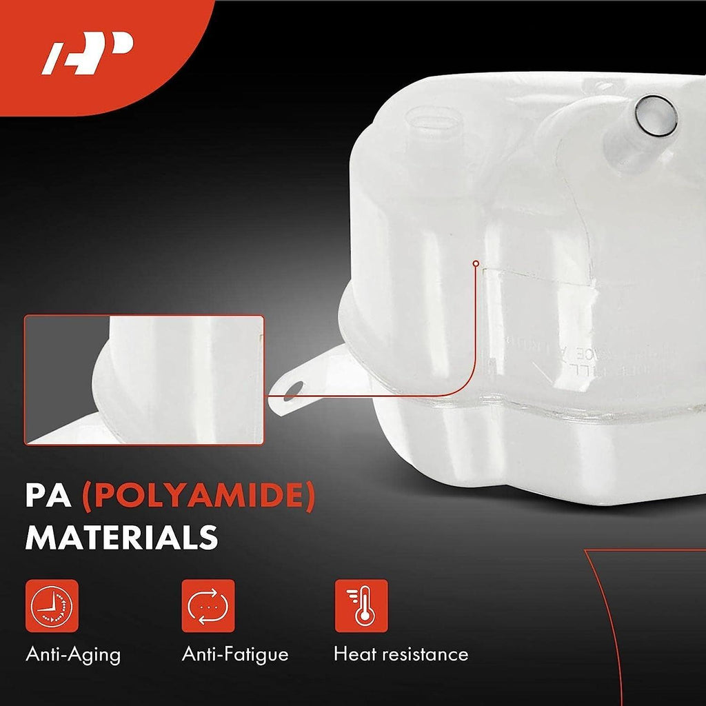 A-Premium Engine Coolant Overflow Recovery Tank Reservoir [With Cap & Tubing] Compatible with Chevy Equinox & Pontiac Torrent, 2006-2009 [3.4L], 2008-2009 [3.6L], Replace# 15835020, 15285637