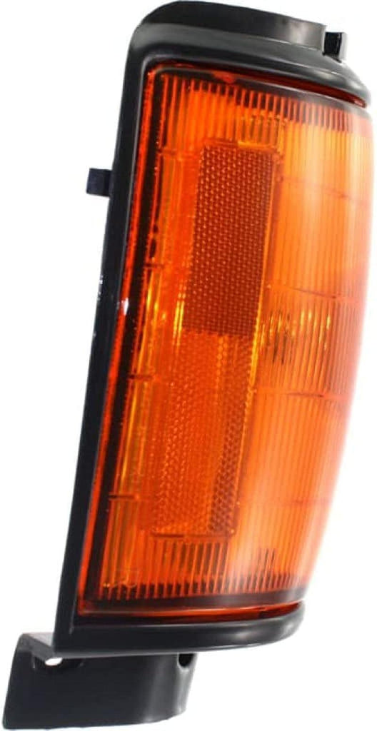 Compatible with Toyota 4Runner / Pickup Corner Light 1984 1985 1986 Passenger Side | W/Black Trim | Amber Lens | TO2521158 | 8161089143
