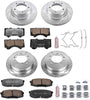 Power Stop K2813-36 Front & Rear Ceramic Z36 Truck and Tow Brake Kit, Dual