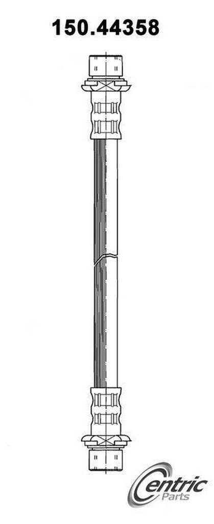 Brake Hydraulic Hose for GX460, 4Runner, Vibe, Matrix, Celica+More 150.44358