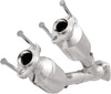 Magnaflow Direct-Fit Catalytic Converter HM Grade Federal/Epa Compliant 93207 - Stainless Steel 2.5In Main Piping, 22.9In Overall Length, Post Converter O2 Sensor - 2000-2001 Cherokee HM Replacement