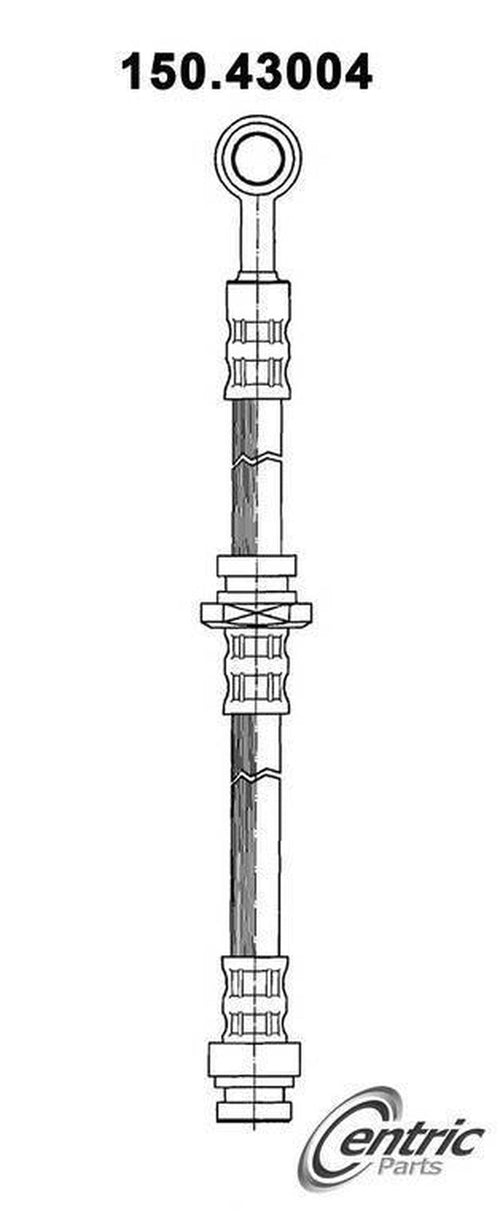 Centric Brake Hydraulic Hose for Spectrum, I-Mark 150.43004