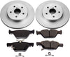 CRK7039 Coated Brake Rotor and Ceramic Brake Pads- Rear