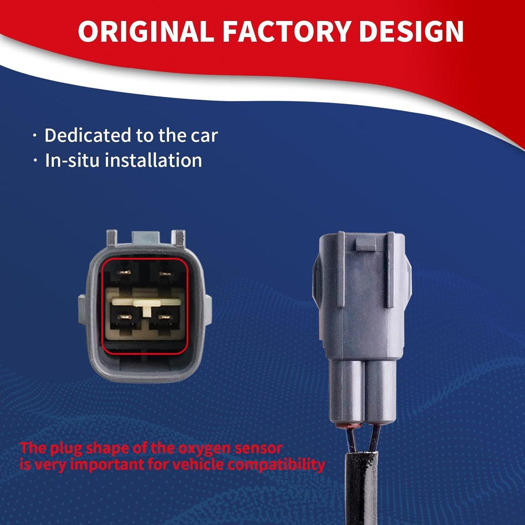 Drcax Oxygen O2 Sensor Heated Air Fuel Ratio Upstream 234-9052 15974 Compatible with Lexus LS460 4.6L 2007-2009 Pontiac Vibe Toyota Corolla Matrix 1.8L 2005-2008 Yaris 1.5L Replace 24661 250-54006