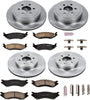 KOE4471 Autospecialty Front and Rear Replacement Brake Kit-Oe Brake Rotors & Ceramic Brake Pads