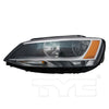TYC Headlight Assembly for 11-16 Jetta 20-12562-00