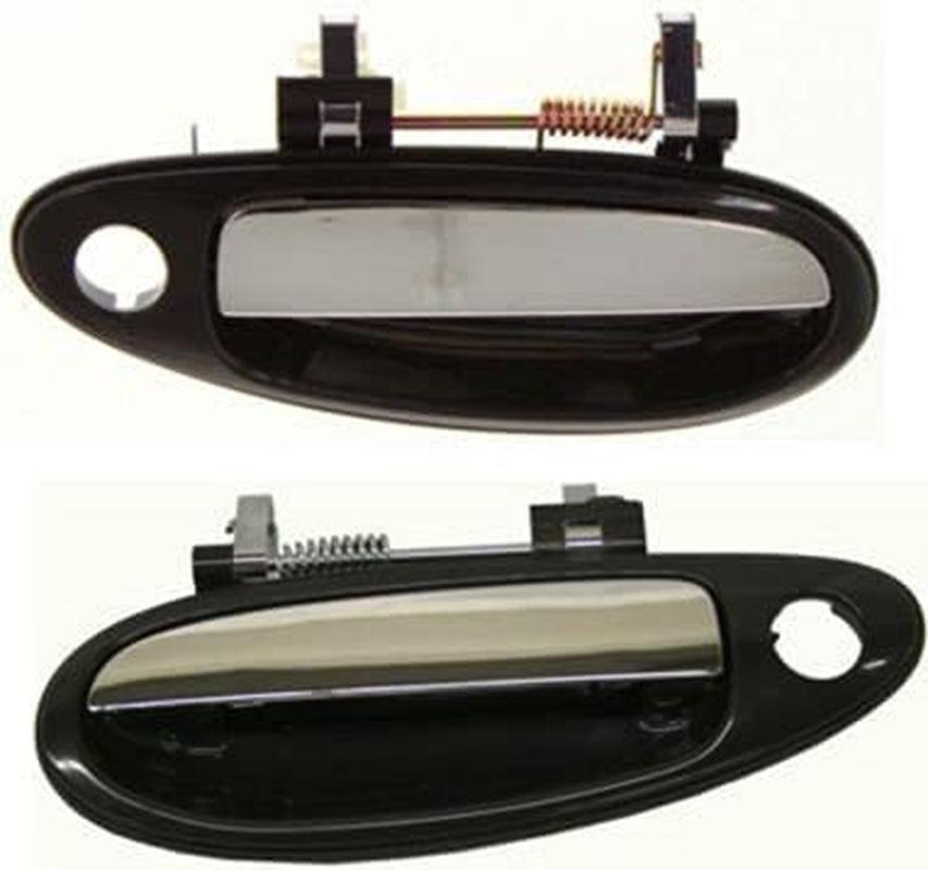 Front Exterior Door Handle Compatible with 1995-1999 Nissan Maxima and 1996-1997 Infiniti I30, Set of 2, Driver and Passenger Side