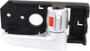 Interior Front Door Handle Compatible with KIA SPECTRA / SPECTRA5 2004-2009 RH Silver (Painted) Plastic (=REAR)