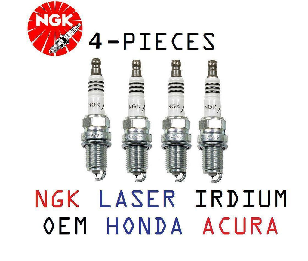 2007-2012 Acura RDX NGK Laser Iridium Long Life - 4Pcs - SILKR8AS / 1402