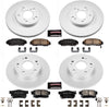CRK2558 Coated Brake Rotor & Ceramic Brake Pads- Front
