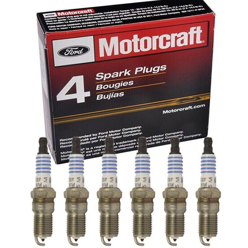 Genuine Motorcraft Platinum Spark Plug 6PCS for Ford/ Lincoln/ Mazda/ Mercury