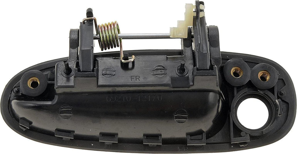 Dorman 77464 Front Passenger Side Exterior Door Handle Compatible with Select Geo / Toyota Models, Smooth Black