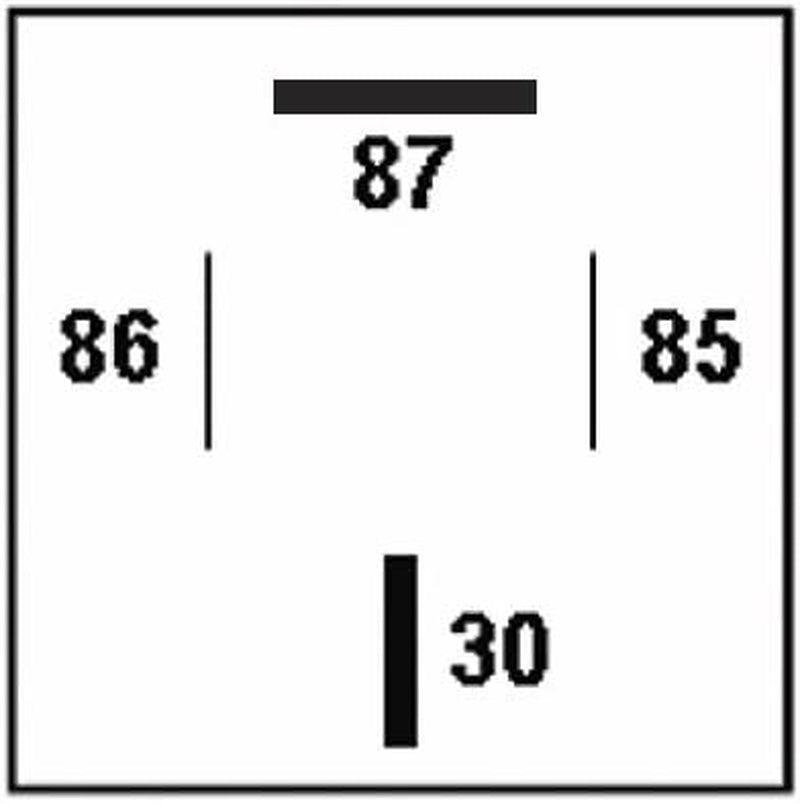 007793031 with Coil Suppression Power Relay 4 Pin, Mini ISO