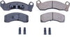 17-199, Z17 Front Ceramic Brake Pads with Hardware