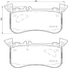 Brembo Front Disc Brake Pad Set for CLA45 AMG, GLA45 AMG (P50121)