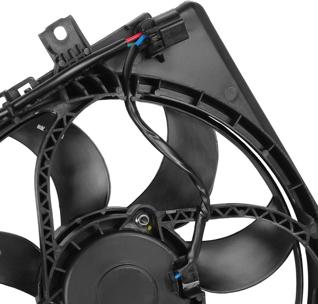 OEM-RF-0131 Factory Style Radiator Cooling Fan Assembly Cooling Efficiency Improved Direct Replacement [Compatible with 2010-2011 Camaro], Black