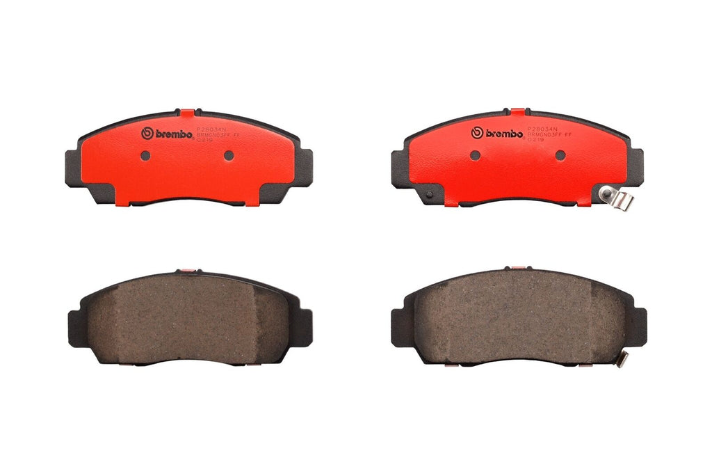 Brembo Front Disc Brake Pad Set for Civic, TSX, Accord, TL, RL, CL (P28034N)