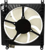 OEM-RF-0255 Factory Style Radiator Cooling Fan Assembly Cooling Efficiency Improved Direct Replacement, Black [Compatible with 2002-2007 Aerio]